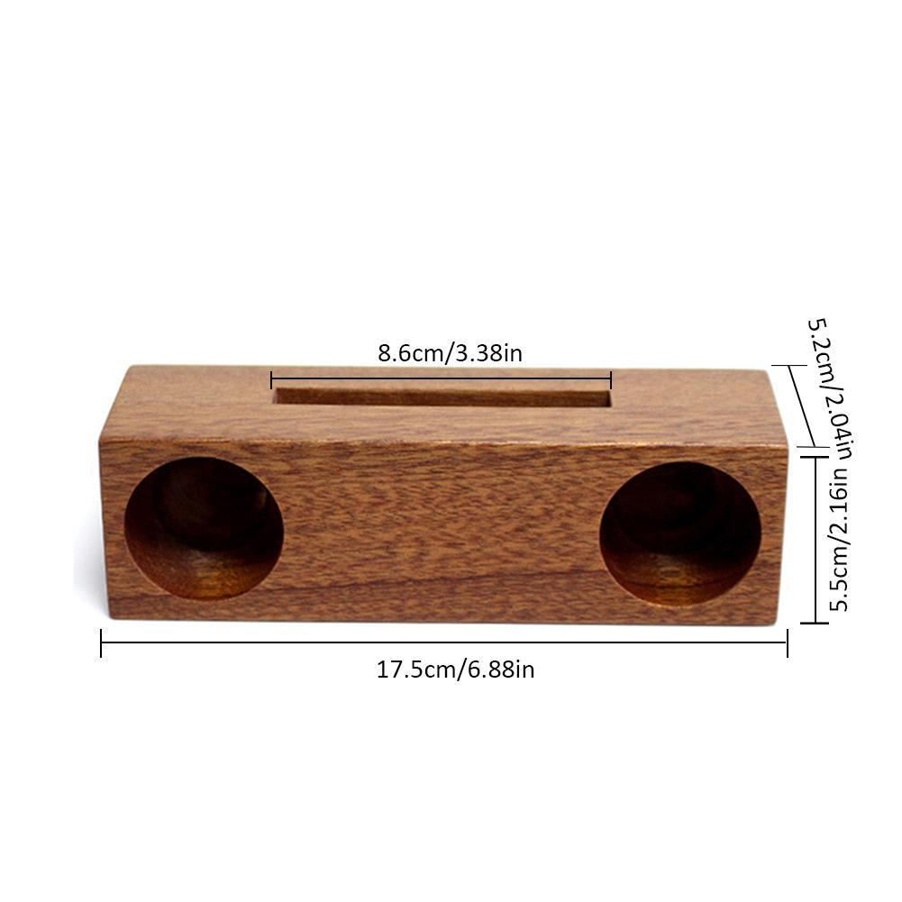 Wooden Phone Stand and Amplifier Speaker