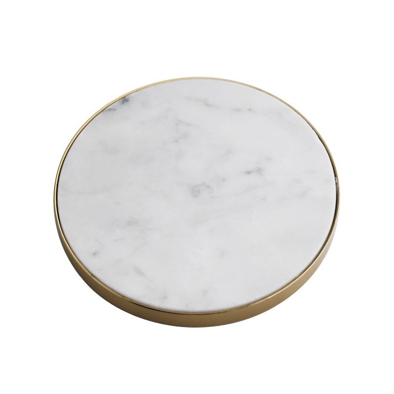 Nordic Style Natural Marble Insulated Coaster