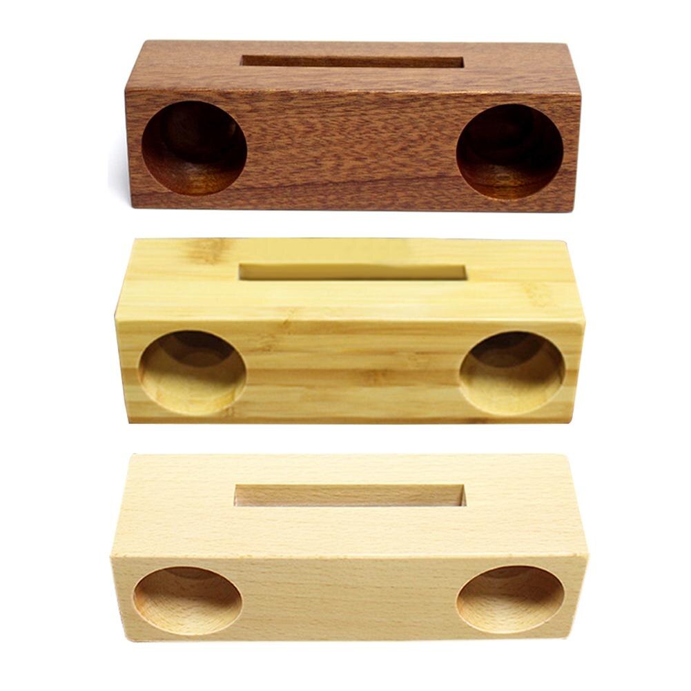 Wooden Phone Stand and Amplifier Speaker
