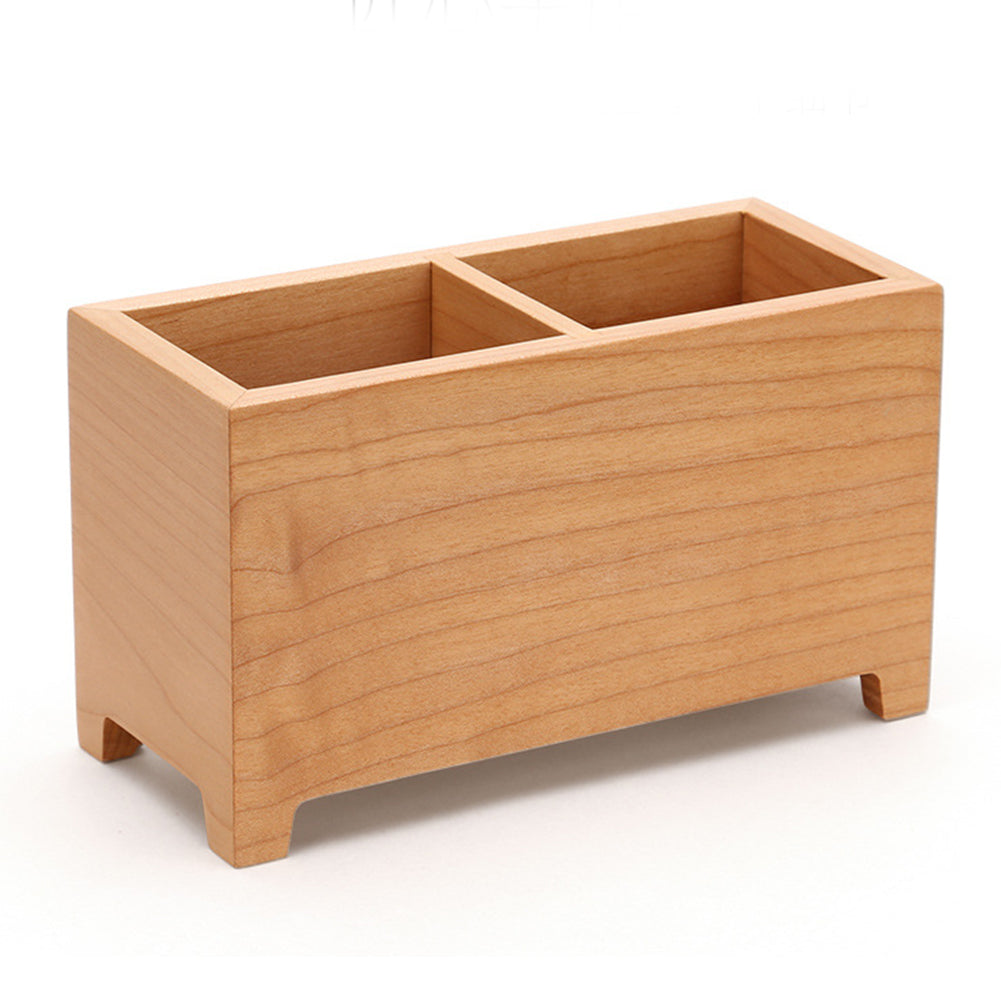 Creative Wooden Pen Holder with Calendar and Logo Engraving