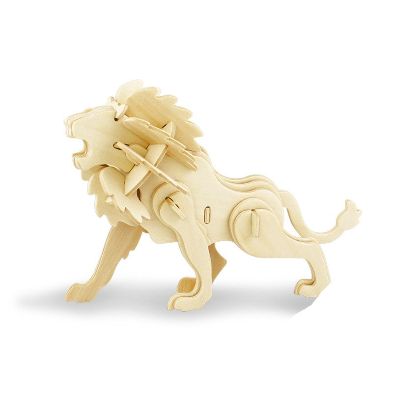 DIY 3D Wooden Puzzle Model for Kids Educational Toy