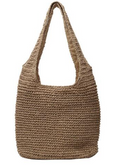 WOLFF - Large Woven Shoulder Bag for Women (One Item)